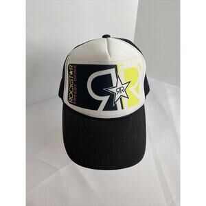 Rockstar Energy Drink Black Mesh Snapback Trucker Baseball Cap Hat